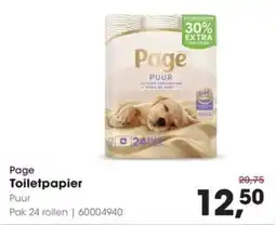 HANOS Page Toilet papier aanbieding