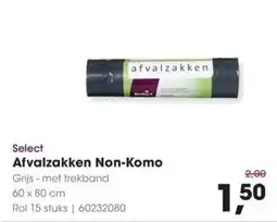 HANOS Select Afvalzakken Non-Komo aanbieding