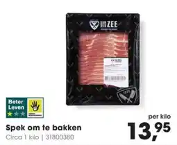 HANOS Van der Zee spek om te bakken aanbieding