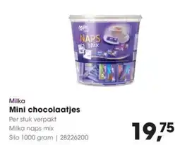 HANOS Milka Mini chocolaatjes aanbieding