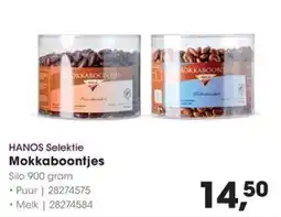 HANOS HANOS Mokkaboontjes aanbieding