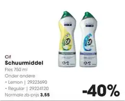 HANOS Cif Schuurmiddel aanbieding