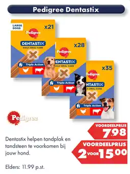 Huisdier Voordeelshop Pedigree Dentastix aanbieding
