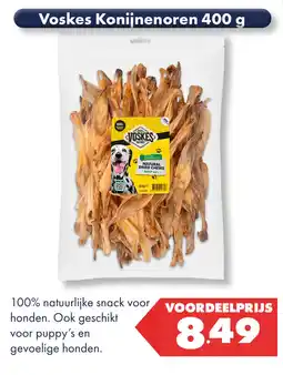 Huisdier Voordeelshop Voskes Konijnenoren aanbieding