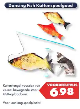 Huisdier Voordeelshop Dancing Fish Kattenspeelgoed aanbieding