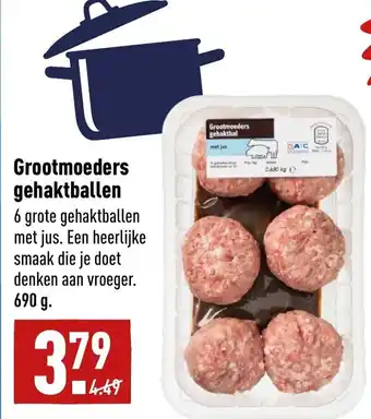 ALDI Grootmoeders gehaktballen 690g aanbieding