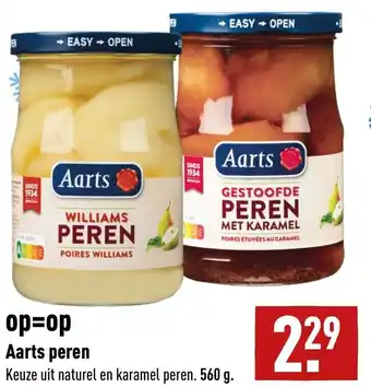 ALDI Aarts peren 560g aanbieding