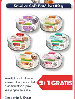 Huisdier Voordeelshop Smolke Soft Paté kat aanbieding