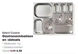 HANOS Select Cuisine Gastronormbakken en -deksels aanbieding