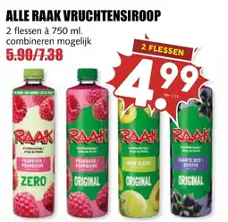 De Boerenschuur Raak vruchtensiroop aanbieding
