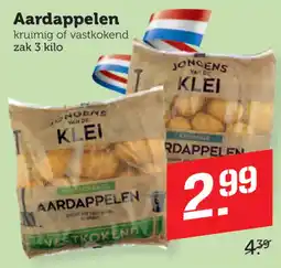 Coop jongens van de klei aardappelen aanbieding