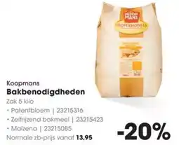 HANOS Koopmans Bakbenodigdheden aanbieding