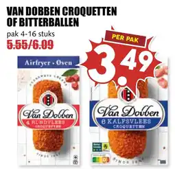 De Boerenschuur Van Dobben croquetten of bitterballen aanbieding