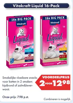 Huisdier Voordeelshop Vitakraft Liquid aanbieding