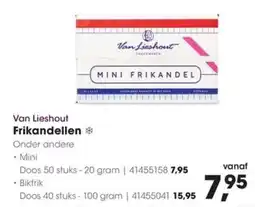 HANOS Van Lieshout Frikandellen aanbieding