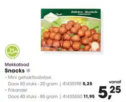 HANOS Mekkafood Mini gehaktballetjes aanbieding