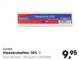 HANOS Jumbo Vleeskroketten 10% aanbieding