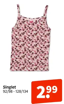 Wibra Singlet aanbieding