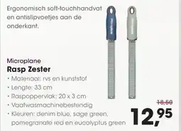 HANOS Microplane Rasp Zester aanbieding