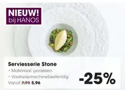 HANOS hanos serviesserie stone aanbieding