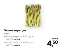 HANOS Groene asperges aanbieding