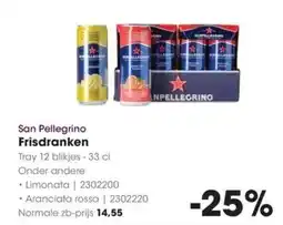 HANOS San Pellegrino Frisdranken aanbieding