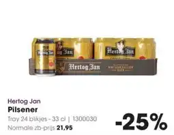 HANOS Hertog Jan Pilsener aanbieding