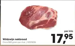 HANOS Wildzwijn nekbrood aanbieding