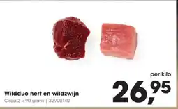 HANOS Wildduo hert en wildzwijn aanbieding