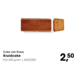 HANOS Cake van Klaas Kruidcake aanbieding