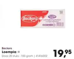 HANOS Beckers Loempia aanbieding