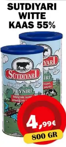 Avantage Supermarkt Sutdiyari witte kaas 55% aanbieding