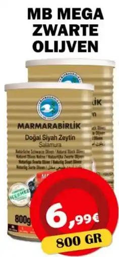 Avantage Supermarkt MB MEGA ZWARTE OLIJVEN aanbieding