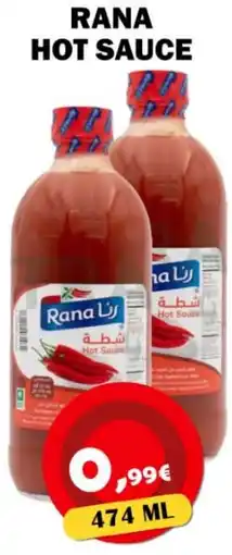Avantage Supermarkt Rana hot sauce aanbieding
