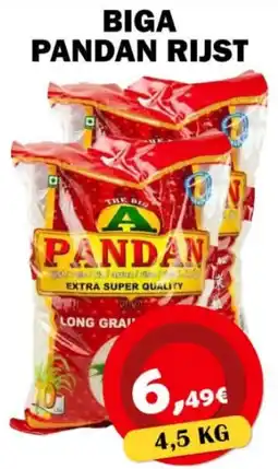 Avantage Supermarkt The Big A Pandan rijst aanbieding