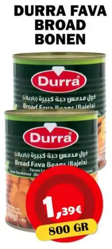 Avantage Supermarkt Durra broad fava bonen aanbieding