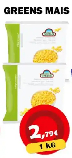 Avantage Supermarkt greens mais aanbieding