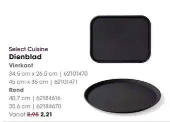 Select Cuisine Dienblad