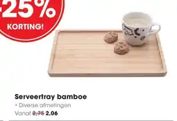 HANOS Serveertray bamboe aanbieding