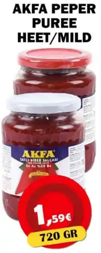 Avantage Supermarkt Akfa peper puree heet/mild aanbieding