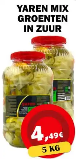 Avantage Supermarkt Yaren mix groenten in zuur aanbieding