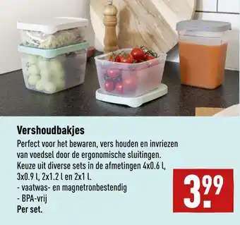 ALDI Vershoudbakjes aanbieding