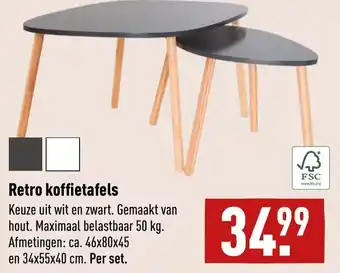 ALDI Retro koffietafels aanbieding