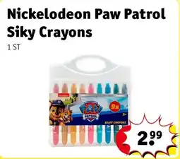 Kruidvat Nickelodeon Paw Patrol Siky Crayons aanbieding