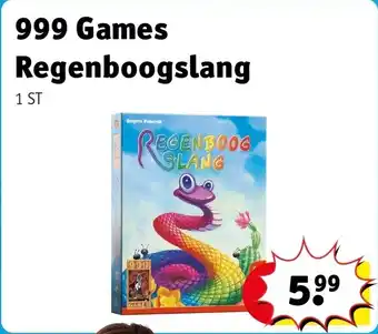 Kruidvat 999 Games Regenboogslang aanbieding