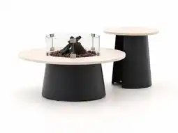 Kees Smit Cosidune lounge vuurtafelset ø 100cm (h: 40cm)/ø 55cm (h: 55cm) aanbieding