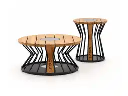 Kees Smit Cosilumia Bijzet tuintafel set ø70cm (h:41cm)/ø52cm (h:60cm) aanbieding
