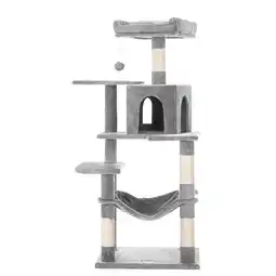 Zooplus Feandrea Krabpaal, Lichtgrijs L55x B45x H143cm aanbieding