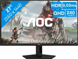 Coolblue AOC OLED Q27G41ZDF aanbieding