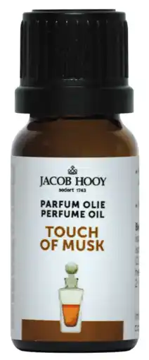 De Online Drogist Jacob Hooy Parfum Olie Touch of Musk 10ML aanbieding